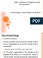 SWE2028 - Software Engineering Economics: Accounting, Controlling, Cash Flow