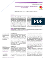 Lichen Amyloidosis With Combined Topical Therapy: A Case Report