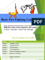 Basic fire fighting course outline and modules