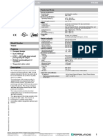 Technical Data: Model Number Features