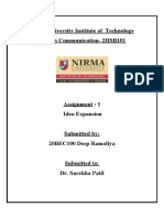 Nirma University Institute of Technology English Communication-2HSB101