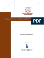 Kenya Power and Lighting Company (K.P.L.C) Industrial Attachment Report