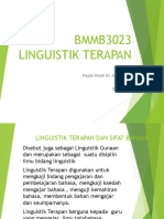 Linguistik Terapan Dan Sifat Bahasa