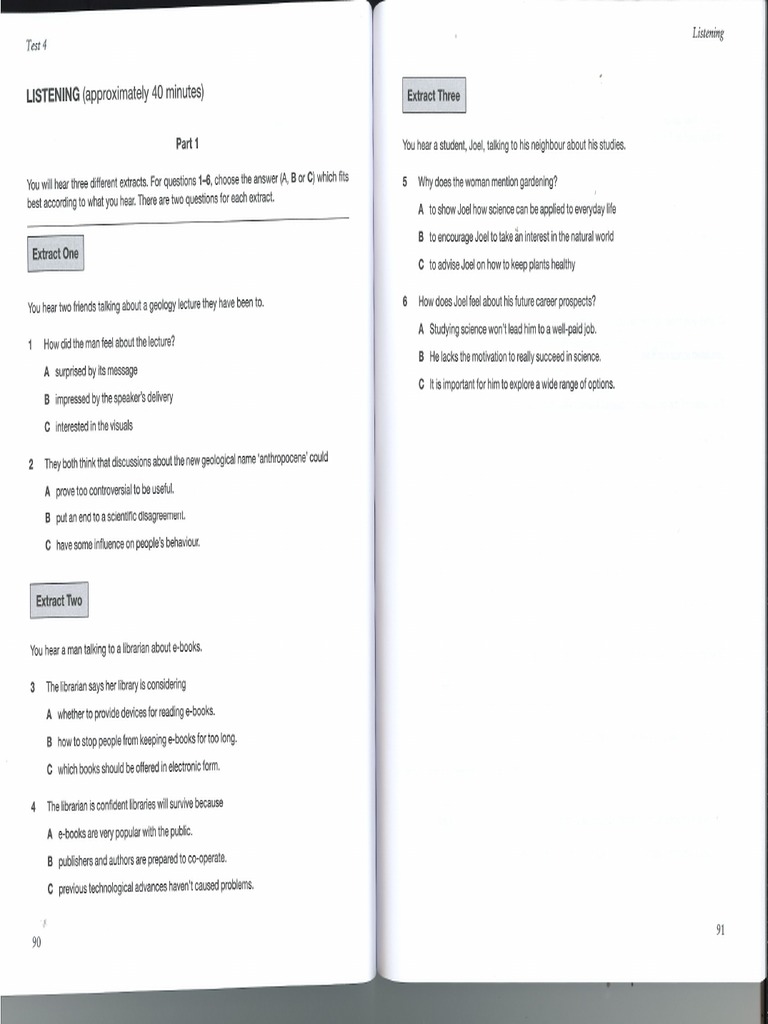 Listening Test 4 | PDF