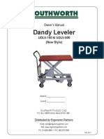 Dandy Leveler: Owner's Manual