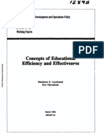 10.concept of Educational Efficience and Effectiveness