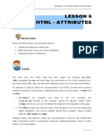 HTML Attributes and Formatting Guide