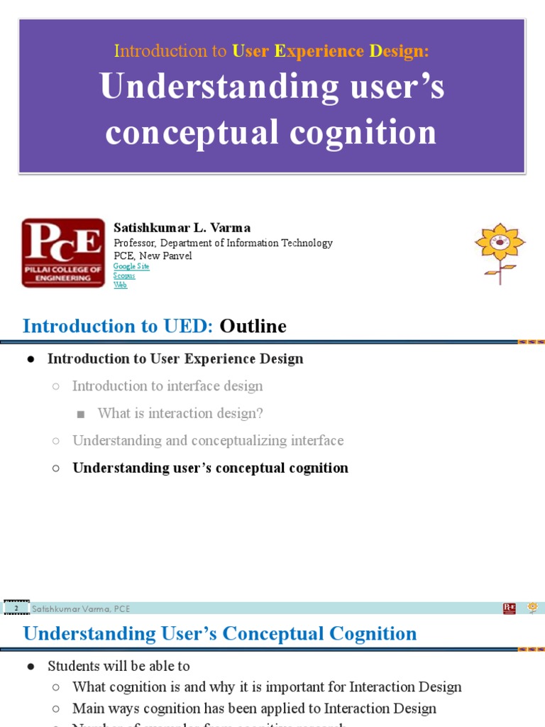 Understanding User Cognition in UED | PDF | Mind | Cognition