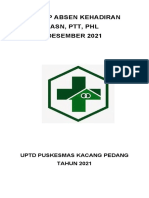 Rekap Absen Kehadiran ASN PTT PHL 2021