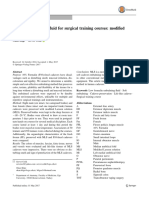 Cadaver Embalming Fluid For Surgical Training Courses: Modified Larssen Solution