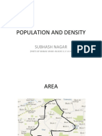 Population and Density: Subhash Nagar