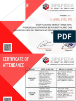 Certificate of Attendance: Ir. Kamal Fitri, Ipm