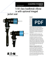 200a 25kv Class Loadbreak Elbow Connector With Optional Integral Jacket Seal Catalog Ca650098en