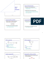 CMSC 330: Organization of Programming Languages: Types of Finite Automata