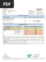 Clinical Biochemistry Units Result Test Description: MR Gowtham