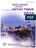 Statistik Daerah Provinsi Kalimantan Timur 2020