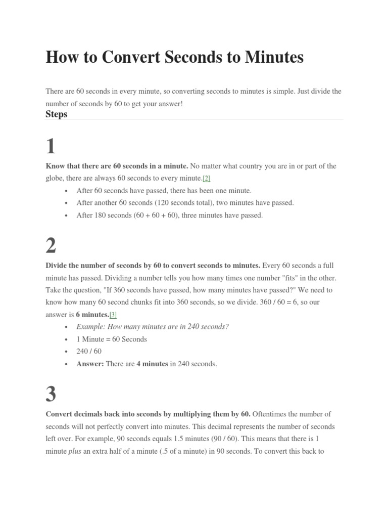 Easy Peasy 3900 Seconds To Minutes Conversion - wwbflxb