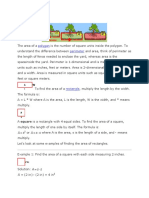 Area of A Rectangle