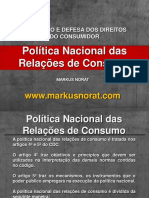 003 - POLÍTICA NACIONAL DAS RELAÇÕES DE CONSUMO
