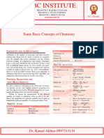 Abc Institute: Some Basic Concepts of Chemistry