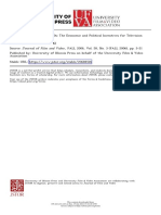 Adapting Scripts in The 1950s The Economic and Political Incentives For Television Anthology Writers