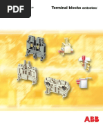GE EB-25/26/27 Terminal Blocks Overview | PDF | Wire | Screw