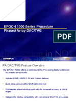 EPOCH 1000 Series Procedure Phased Array DAC/TVG