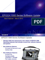 EPOCH 1000 Series Software Update: New Features - March 2010