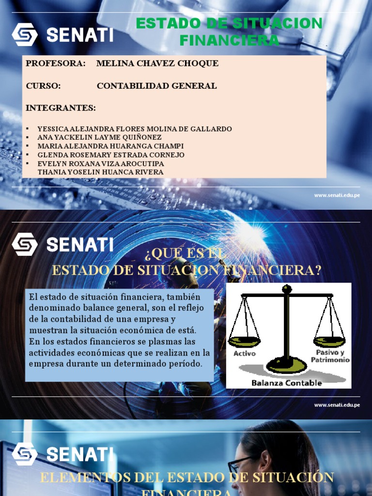 Trabajo de Contabilidad de Estado de Situacion Financiera | PDF ...