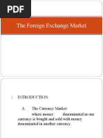 The Foreign Exchange Market