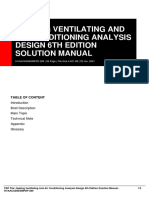 Heating Ventilating and Air Conditioning Analysis Design 6Th Edition Solution Manual