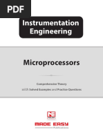 Instrumentation Engineering: Microprocessors