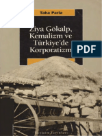 TAHA PARLA Ziya Gökalp, Kemalizm Ve Türkiye'de Korporatizm