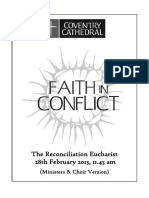Faith in Conflict Eucharist 2013-02-28