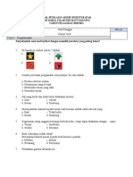 Soal Pas Kelas 1 Tema 5