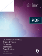 UK National Tobacco Track Trace Gateway Technical Specification