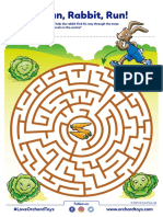 Run Rabbit Run Maze Activity Sheet
