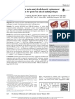 Amine Mazine 2017- Systematic Review and Meta Analysis of Chordal Replacement Versus Leaflet Resection for Posterior Mitral Leaflet Prolapse