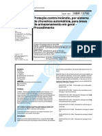 NBR 13792 - Protecao Contra Incendio Por Sistema de Chuveiros Automaticos para Areas de Armazenamento em Geral - Procedimento