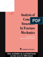 Analysis of Concrete Structures by Fracture Mechanics l.elfgren9780412369803sponpress-1991