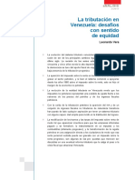 La Tributación en Venezuela: Desafíos Con Sentido de Equidad