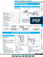 Suspension Train Arrière: Caractéristiques