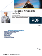 Mechanics of Materials III:: Beam Bending