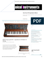 Minimoog e Gli Altri - I Capolavori Di Robert A. Moog - New Musical Instruments