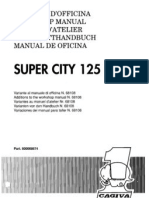 Cagiva Super City 125 '91 Service Manual