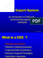 Decision Support Systems Decision Support Systems