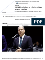 CPI Convoca Ricardo Barros e Roberto Dias, Citados em Denúncia de Propina - Politica - Estado de Minas