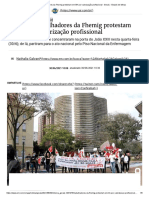 Trabalhadores Da Fhemig Protestam em BH Por Valorização Profissional - Gerais - Estado de Minas