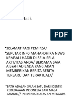 Batik - News Anchor