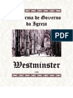 A forma de governo da igreja de Westminster